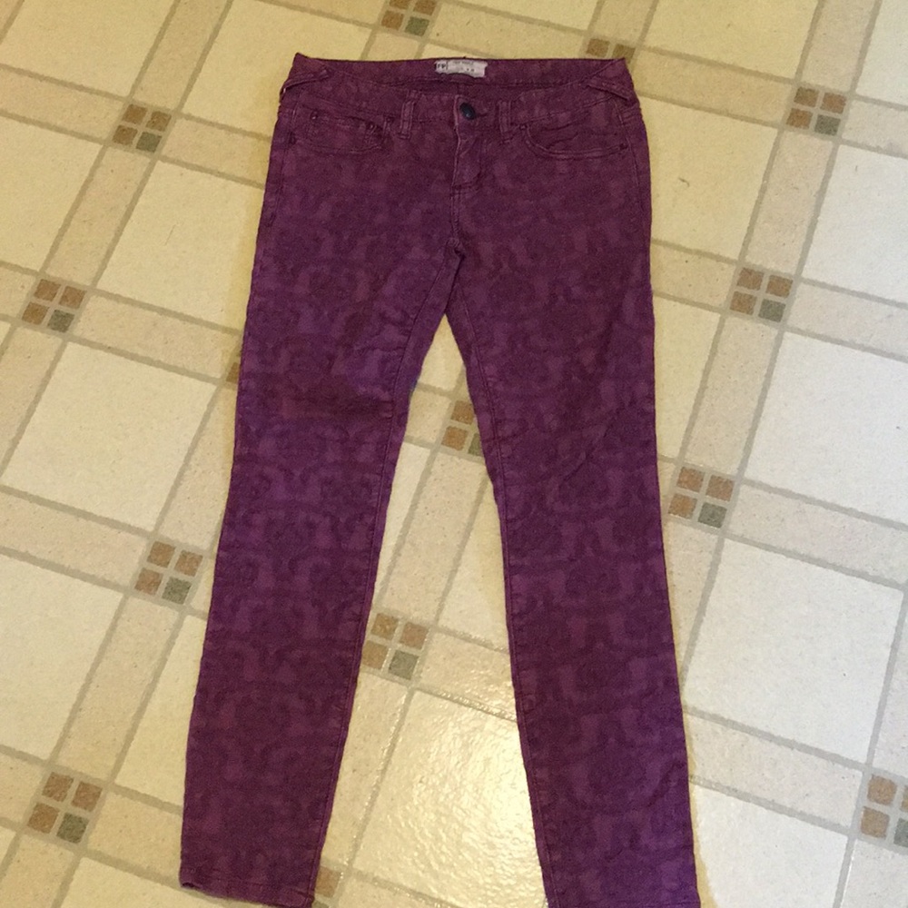 Cool textured jeans by free people